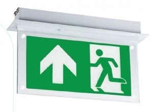 led inbouw vluchtweg signalering met accu